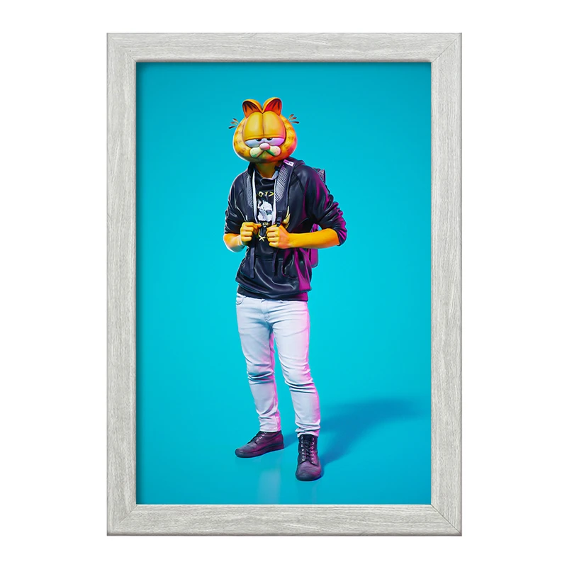 تابلو خندالو طرح گارفیلد (Garfield) کد F178