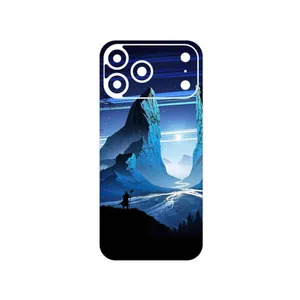 MAHOOT Blue Mountains Digital Art Cover Sticker for Apple iPhone 17 Pro Max