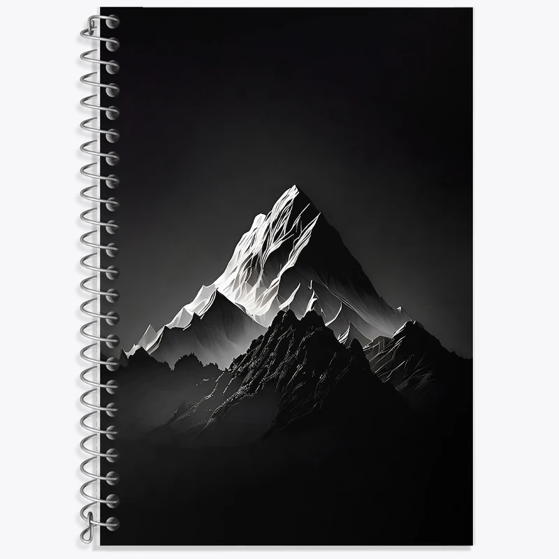 دفتر لغت 50 برگ خندالو طرح کوه کد F12868