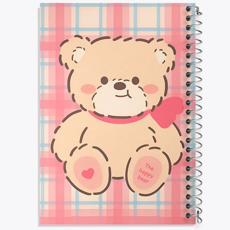 دفتر شطرنجی 50 برگ خندالو طرح خرس بامزه کد N7110