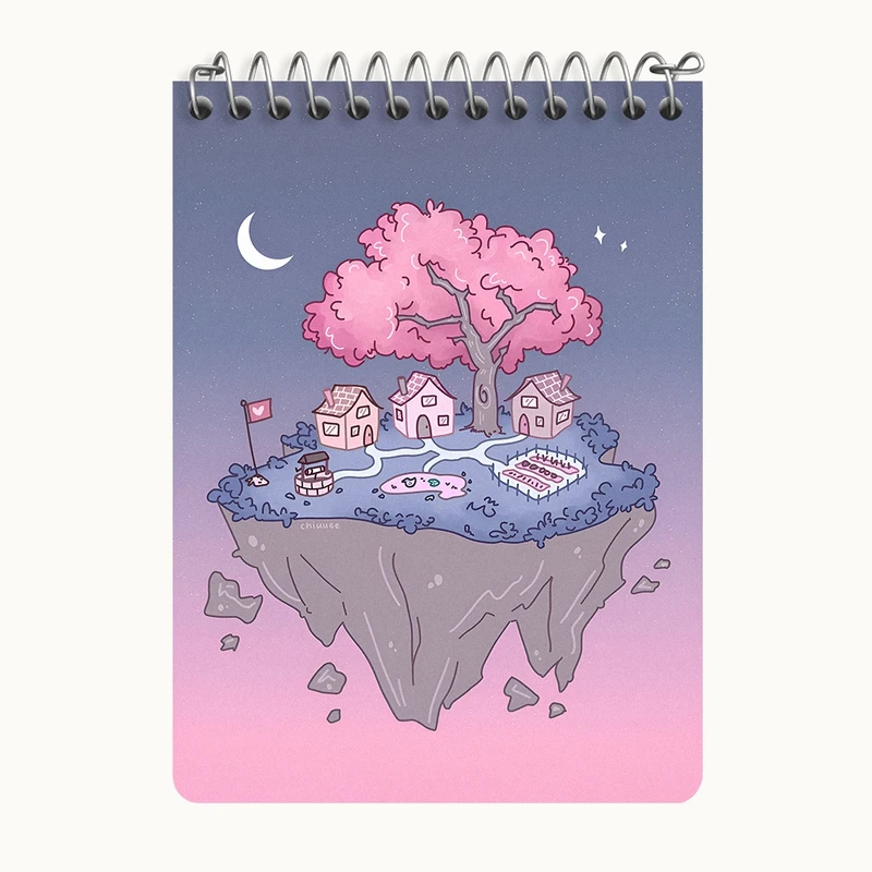 دفتر یادداشت 50 برگ خندالو طرح فانتزی کد N8182