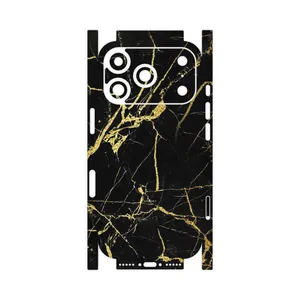 MAHOOT Graphite_Gold_Marble-FullSkin Cover Sticker for Apple iPhone 17 Pro