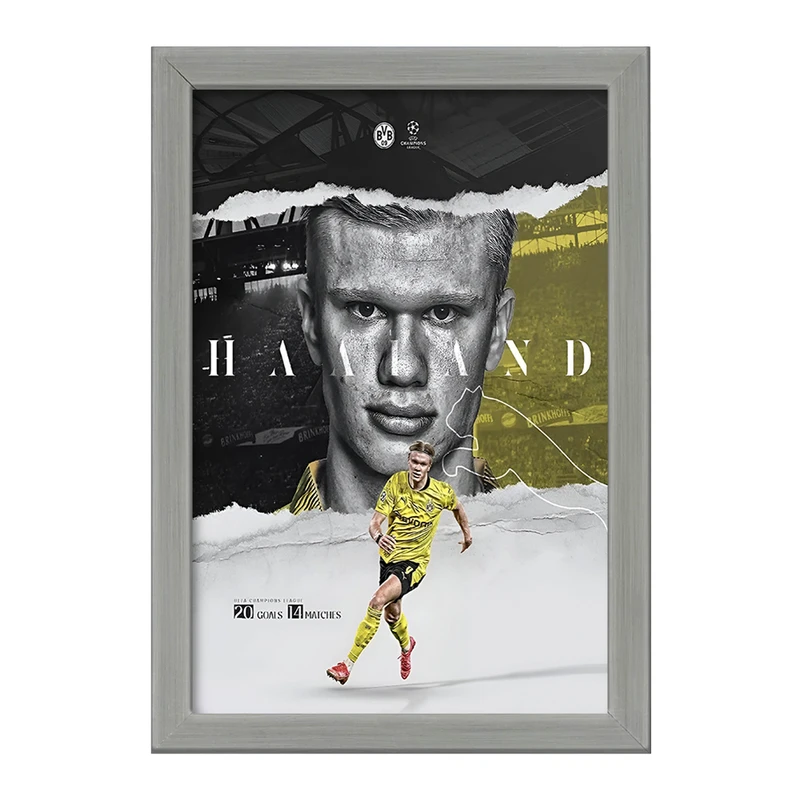 تابلو خندالو طرح ارلینگ هالند (Erling Haaland) کد F13512