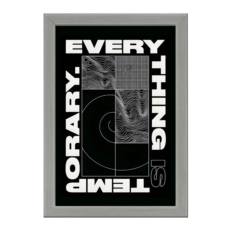 تابلو خندالو طرح Every Thing Is Temporary کد F10656