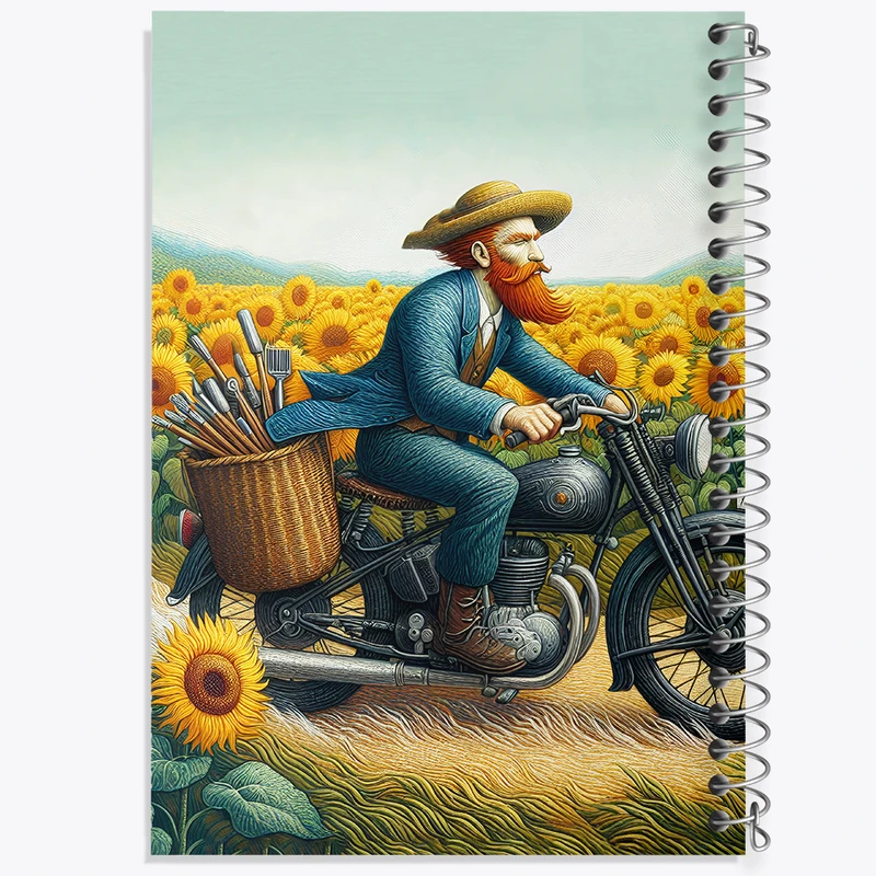 دفتر نقاشی 50 برگ خندالو طرح ونسان ونگوگ کد F8781