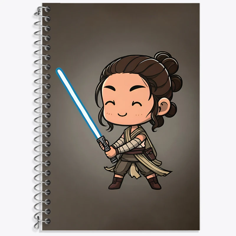 دفتر زبان دوخط 50 برگ خندالو طرح جنگ ستارگان کد F9441