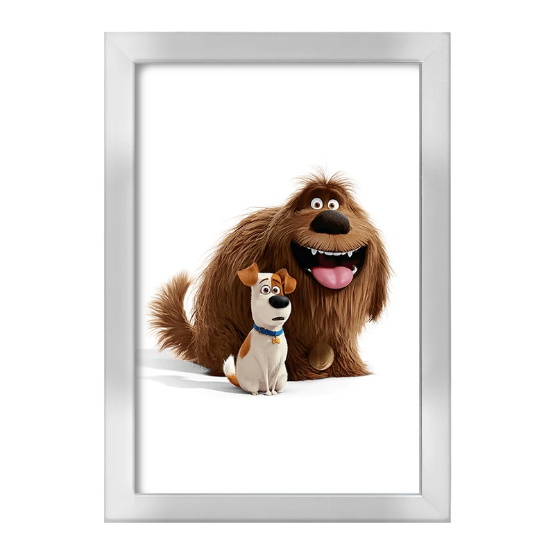 تابلو خندالو طرح زندگی پنهان حیوانات خانگی کد F2077