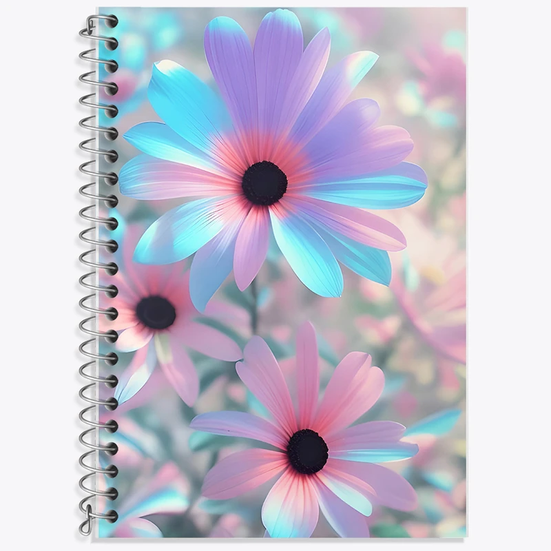 دفتر نت موسیقی 50 برگ خندالو طرح گل کد F10924