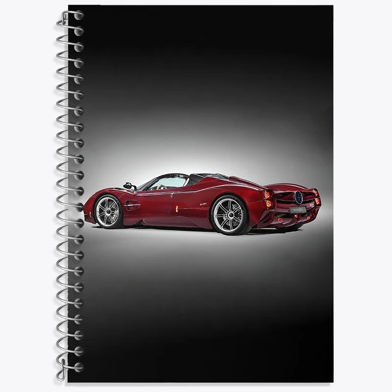 دفتر زبان دوخط 50 برگ خندالو طرح ماشین اسپرت کد F3704