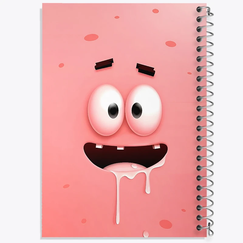 دفتر مشق 50 برگ خندالو طرح پاتریک باب اسفنجی کد F3297