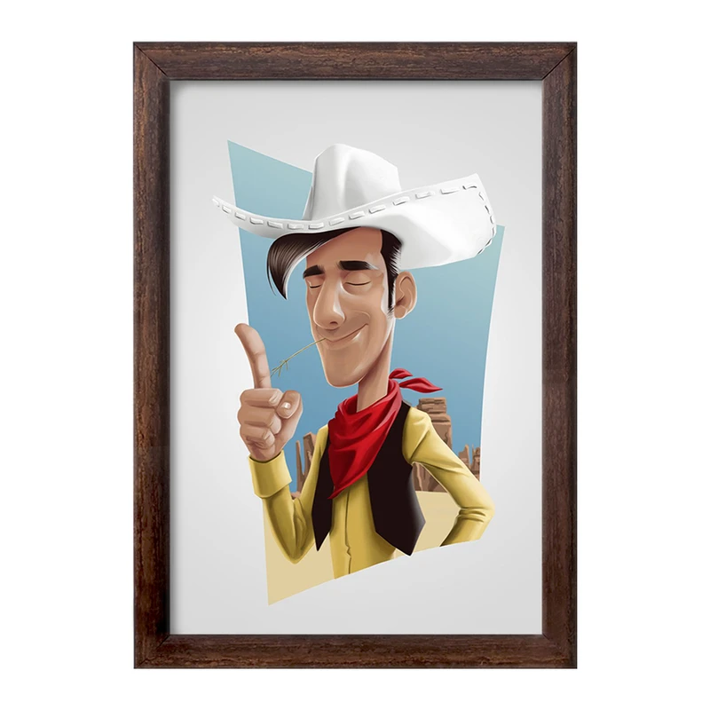 تابلو خندالو طرح لوک خوش شانس کد 29332