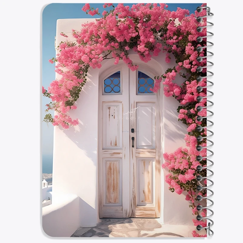 دفتر یادداشت 50 برگ خندالو طرح درب خانه کد F7478