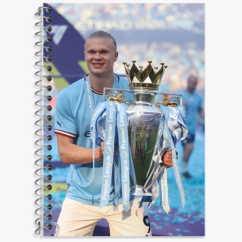 دفتر لغت 50 برگ خندالو طرح ارلینگ هالند (Erling Haaland) کد F14278