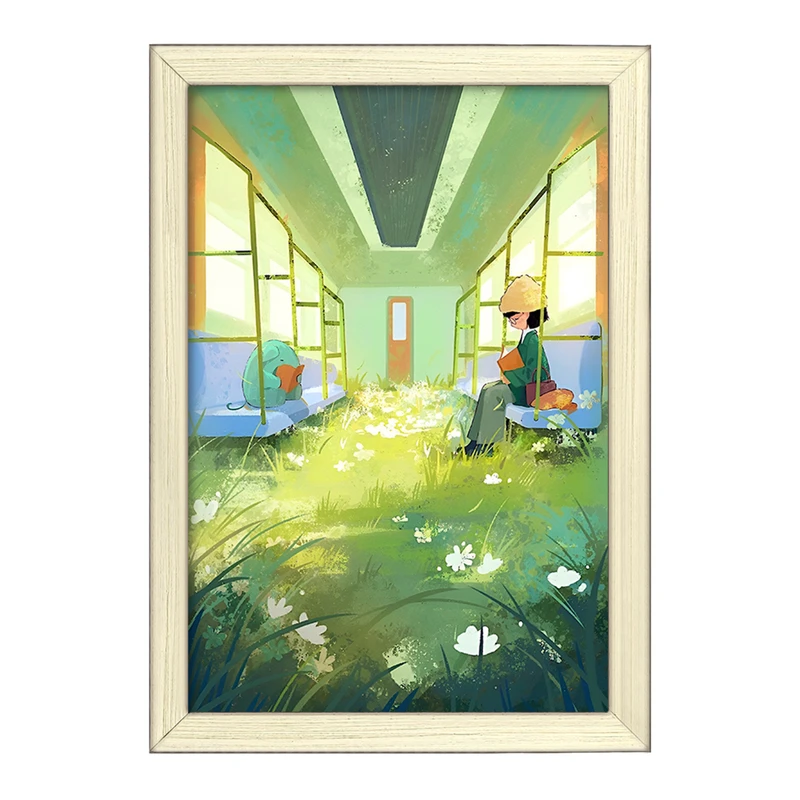 تابلو خندالو طرح قطار بهشت کد F10982