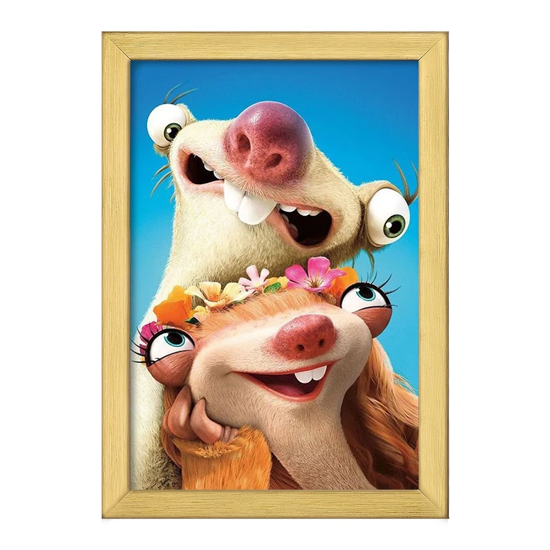 تابلو خندالو طرح انیمیشن عصر یخبندان Ice Age  کد 1912