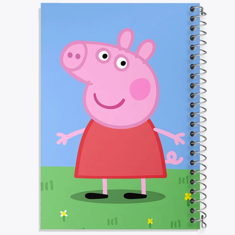 دفتر طراحی 50 برگ خندالو طرح پپا انیمیشن پپا پیگ Peppa pig  کد 22067
