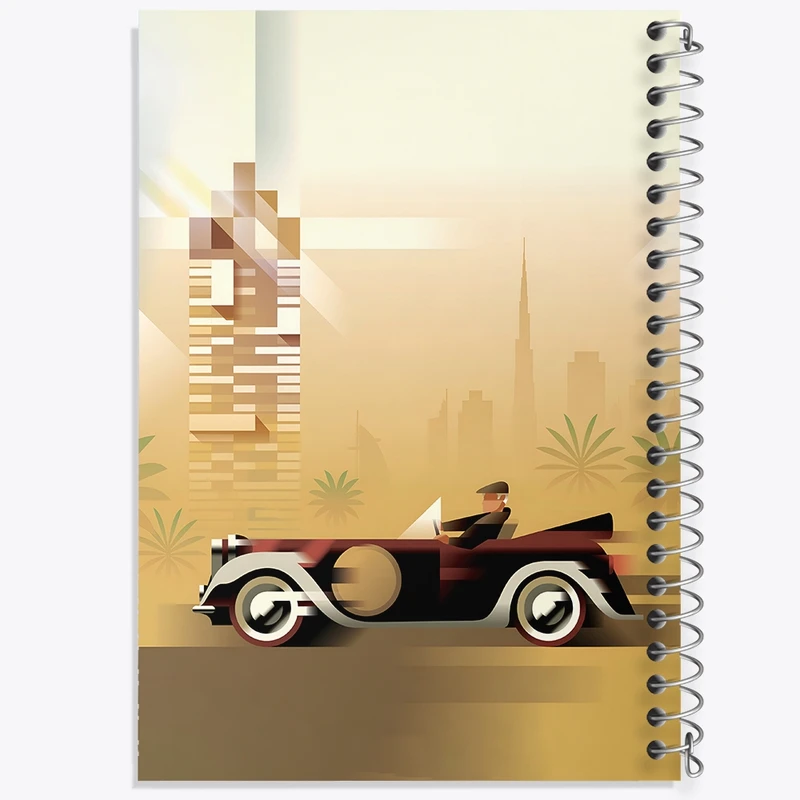 دفتر لیست خرید 50 برگ خندالو طرح ماشین کلاسیک کد F4961