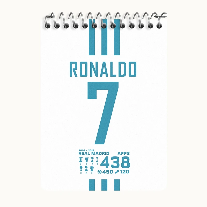 دفتر یادداشت 50 برگ خندالو طرح کریستیانو رونالدو کد N8267