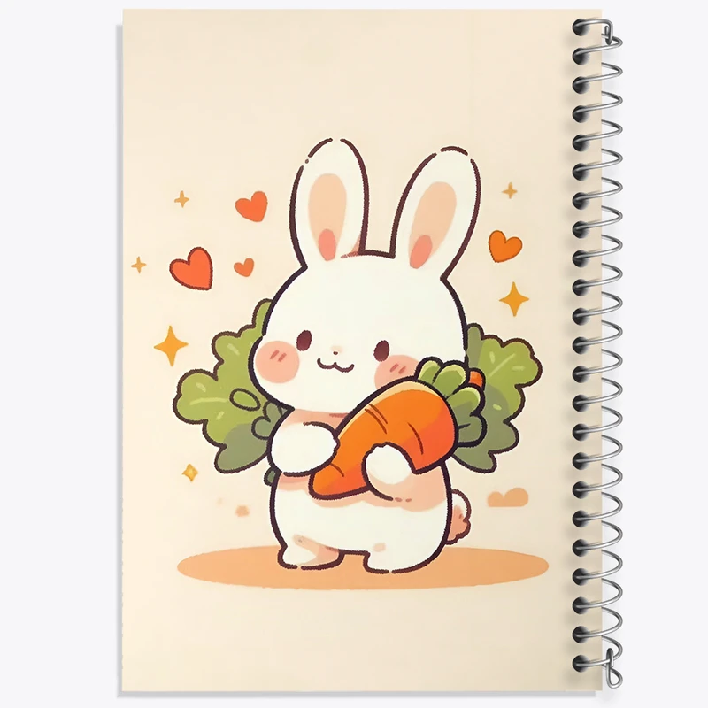 دفتر نقاشی 50 برگ خندالو طرح خرگوش بامزه کد N6264