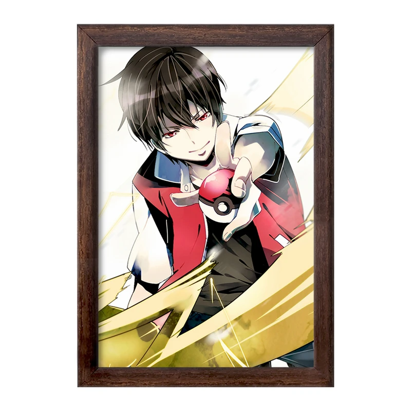 تابلو خندالو طرح ساتوشی و پیکاچو پوکمون  کد 17352