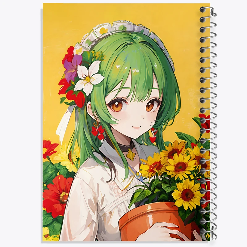 دفتر مشق 100 برگ خندالو طرح دخترانه فانتزی کد N8032