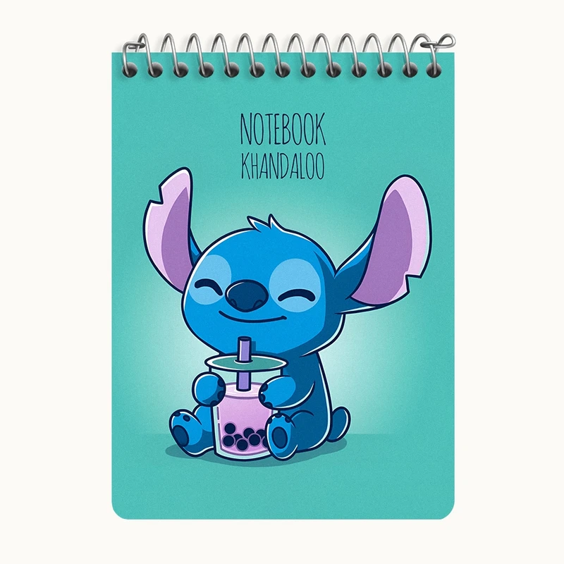 دفتر یادداشت 50 برگ خندالو طرح لیلو و استیچ کد N7826