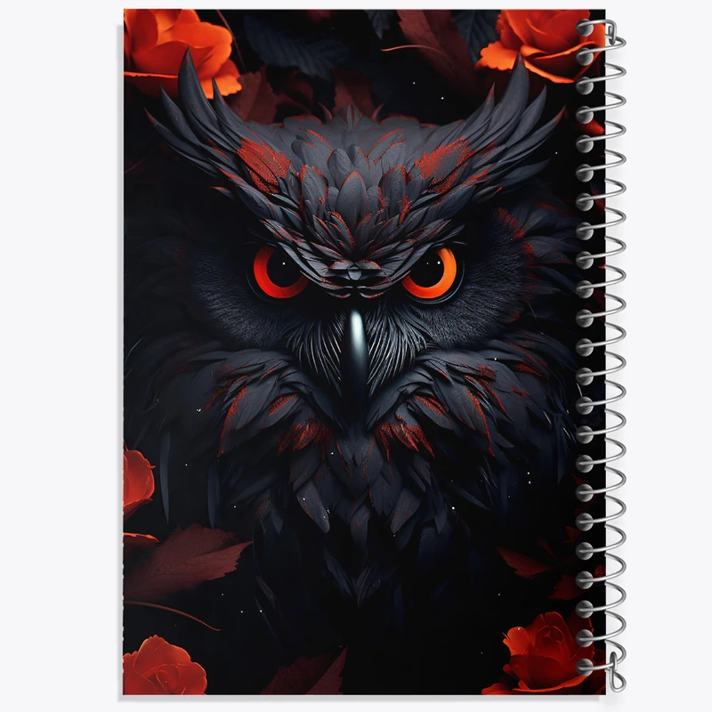 دفتر نقاشی 50 برگ خندالو طرح جغد کد F9232