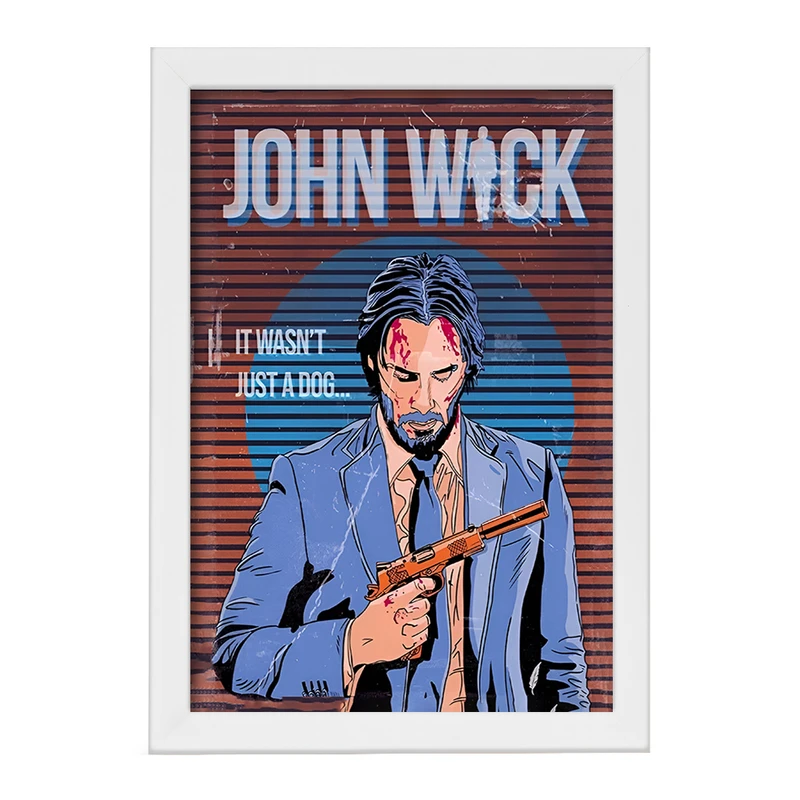 تابلو خندالو طرح جان ویک (John Wick) کد F13555