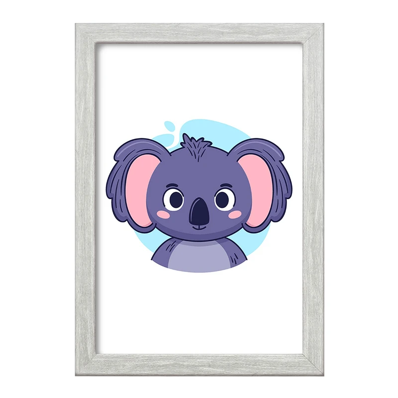 تابلو خندالو طرح فیل حیوانات بامزه کد 37160