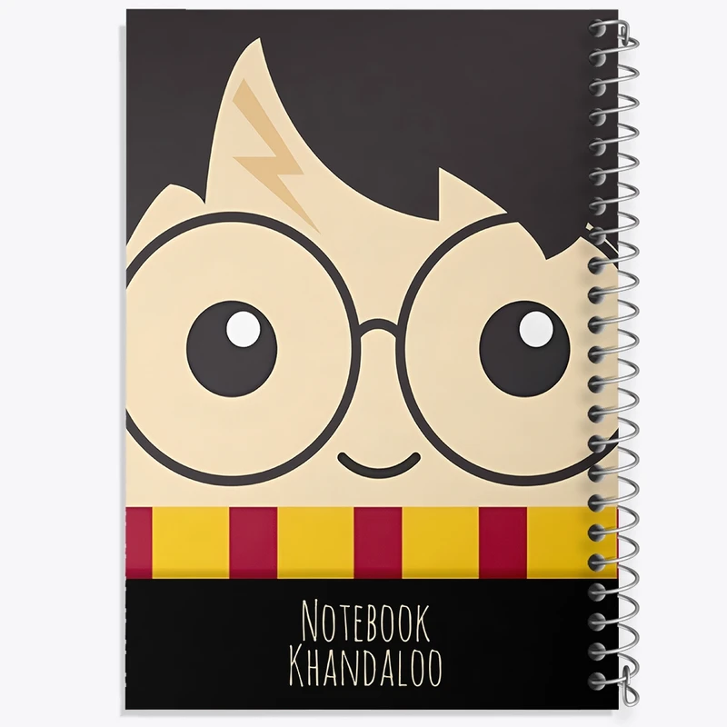 دفتر شطرنجی 50 برگ خندالو طرح هری پاتر (Harry Potter) کد N7213