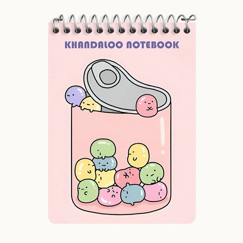 دفتر یادداشت 50 برگ خندالو طرح کنسرو کیوت کد N6186