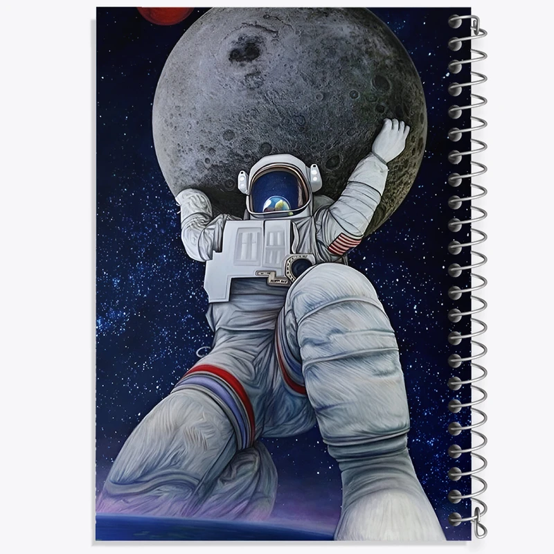 دفتر مشق 100 برگ خندالو طرح فضانورد کد F4577