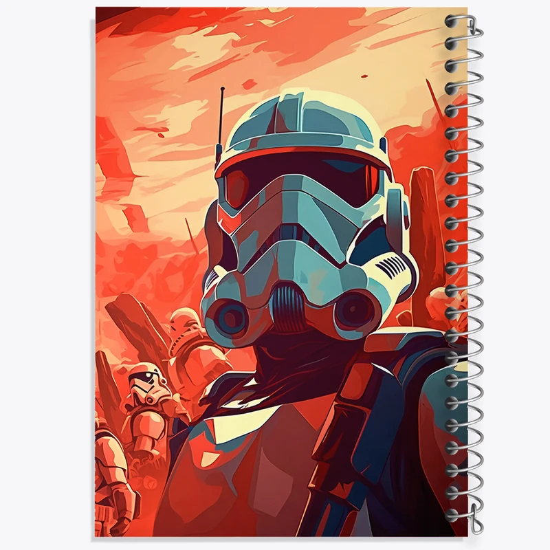 دفتر مشق 100 برگ خندالو طرح جنگ ستارگان کد F4830