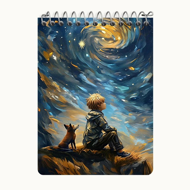 دفتر یادداشت 50 برگ خندالو طرح شازده کوچولو کد N1792