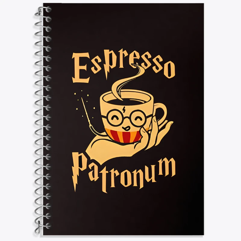 دفتر زبان 50 برگ خندالو مدل دو خط طرح هری پاتر (Harry Potter) کد F12759