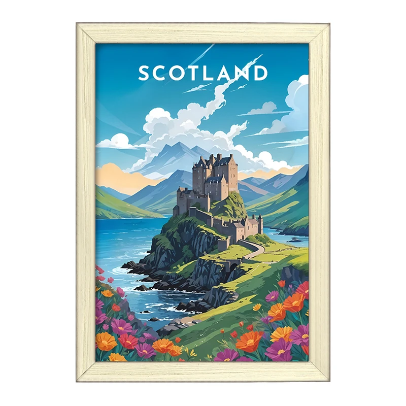 تابلو خندالو طرح اسکاتلند (Scotland) کد F6370