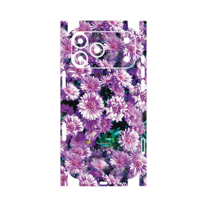 برچسب پوششی ماهوت مدل Purple_Flower-FullSkin مناسب برای گوشی موبایل اپل iPhone 17 Pro Max