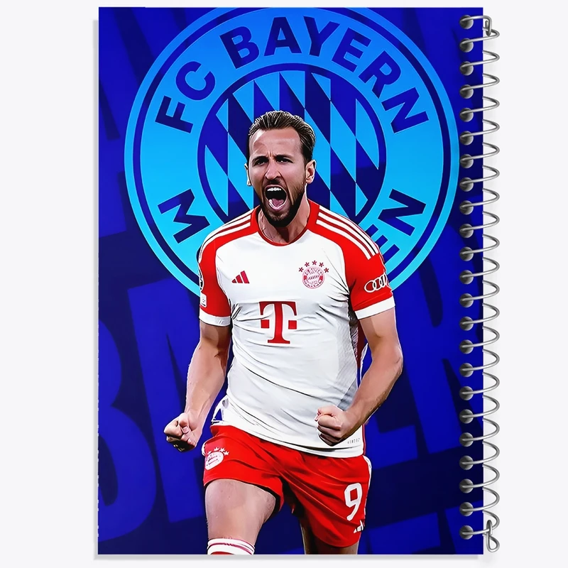 دفتر شطرنجی 50 برگ خندالو طرح هری کین (Harry Kane) کد F14317