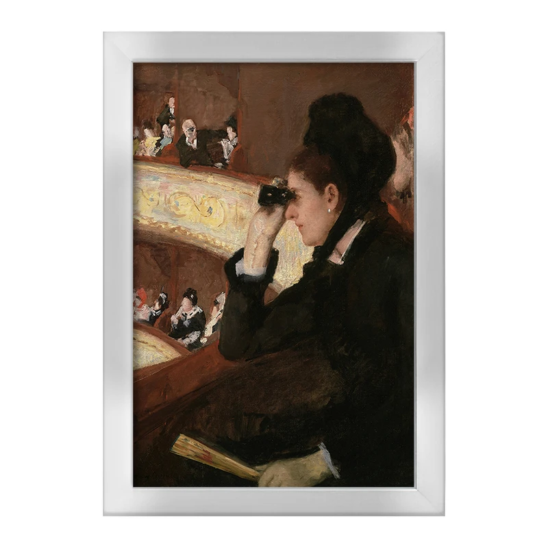 تابلو خندالو طرح نقاشی در جایگاه اثر مری کاسات کد F12158