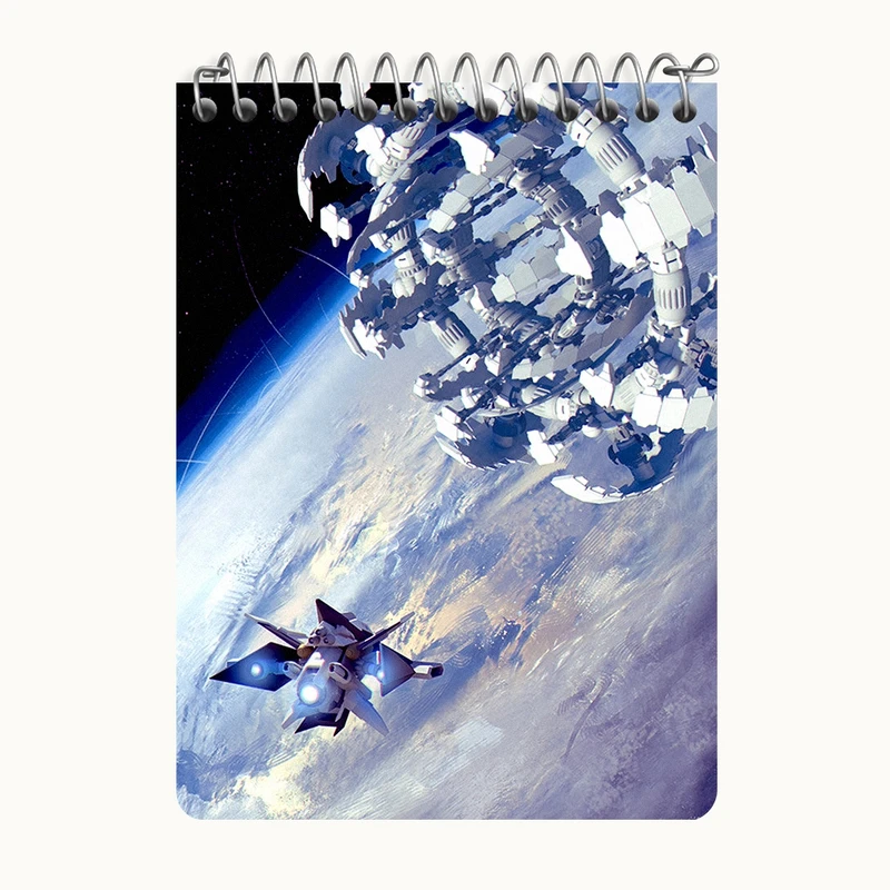 دفتر یادداشت 50 برگ خندالو طرح فضا کد N8343