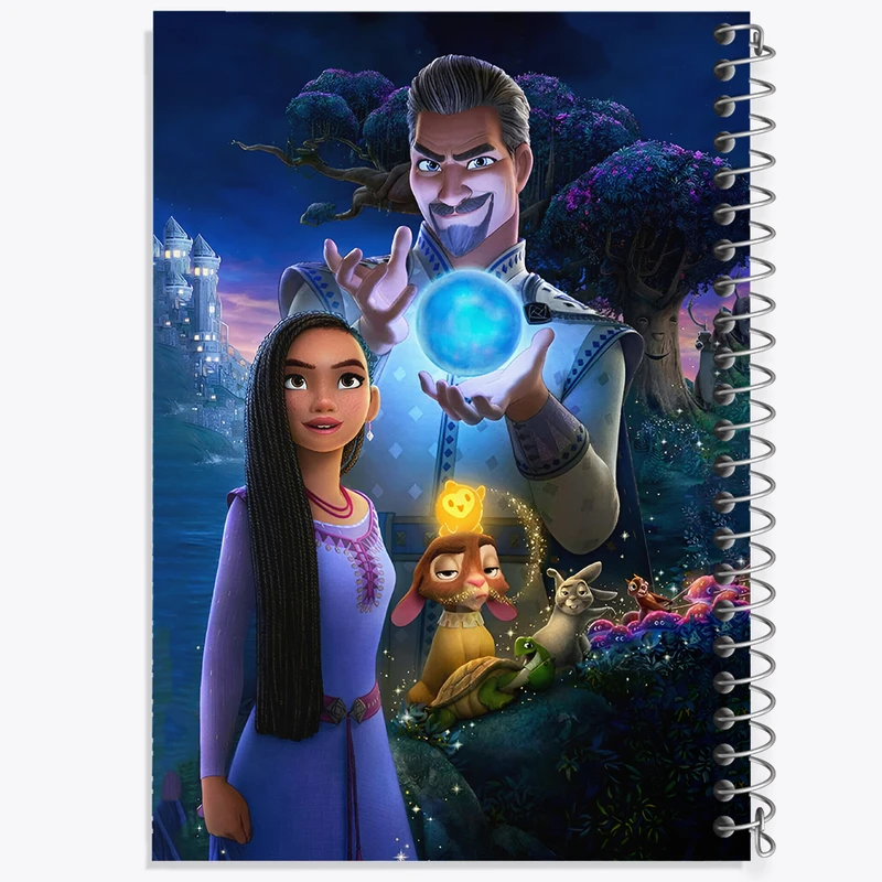 دفتر نقاشی 50 برگ خندالو طرح آرزو (Wish) کد N6327