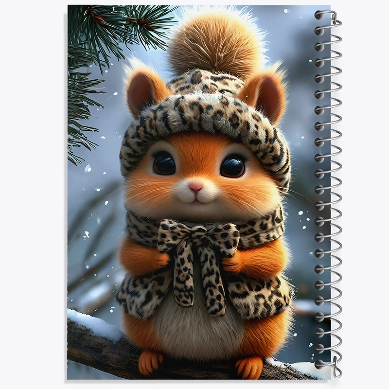 دفتر لیست خرید 50 برگ خندالو طرح سنجاب کیوت کد F8942