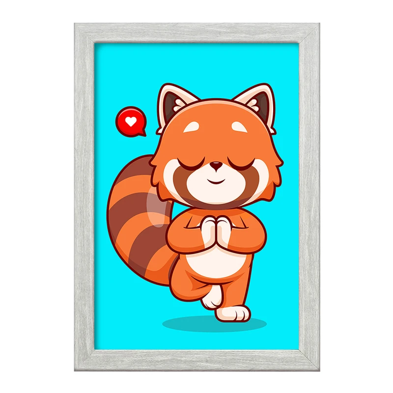 تابلو خندالو طرح حیوانات بامزه پاندا کد 29445