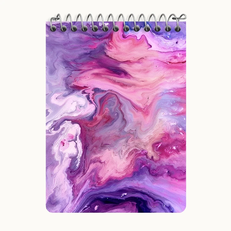 دفتر یادداشت 50 برگ خندالو طرح موج رنگی کد N7098