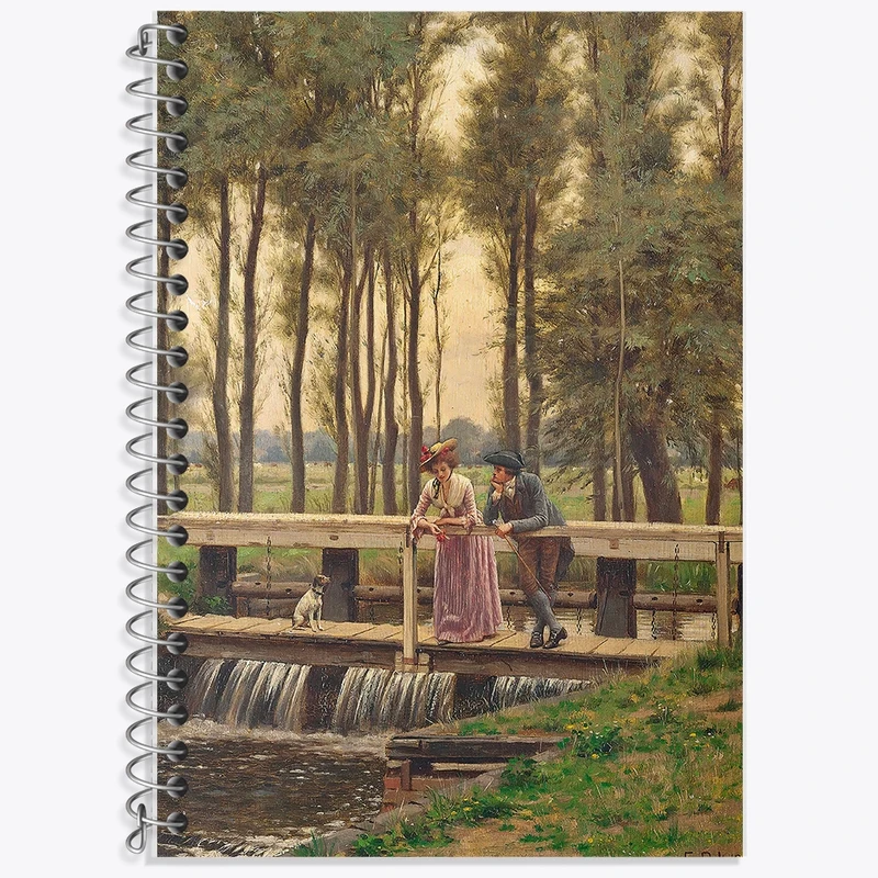 دفتر لغت 50 برگ خندالو طرح نقاشی محل امتحان اثر ادموند بلر لیتون کد F12473