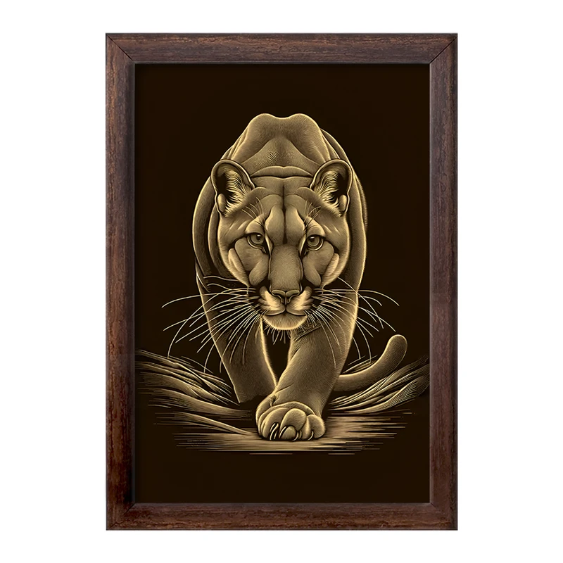 تابلو خندالو طرح ببر کد F11440