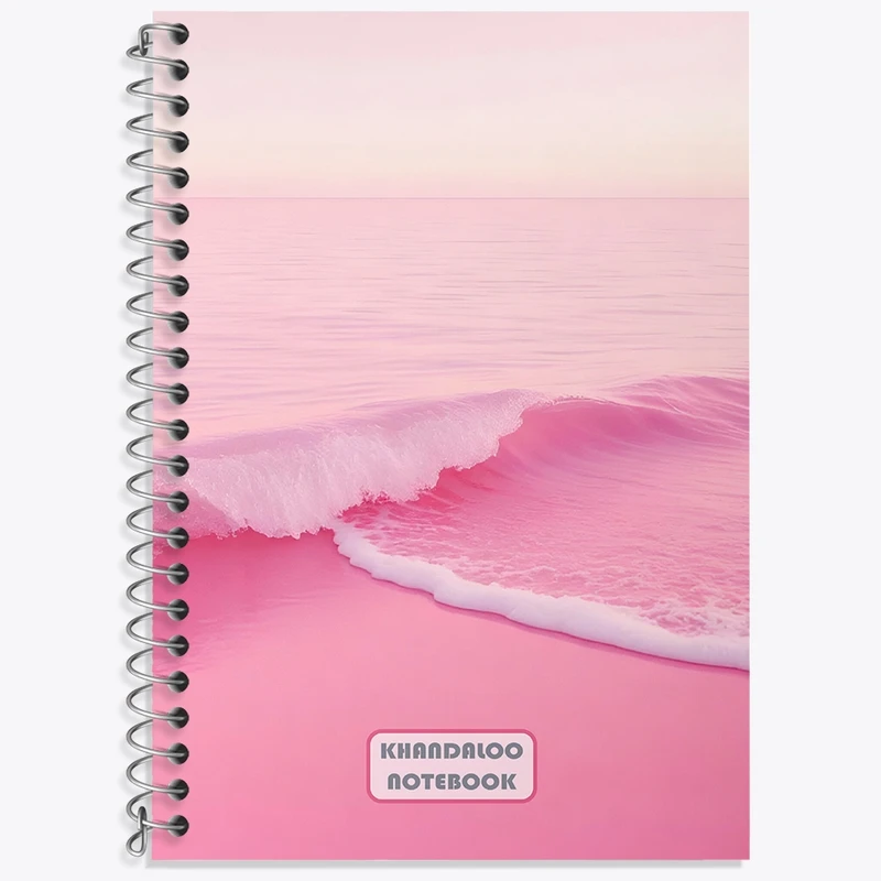 دفتر زبان 50 برگ خندالو مدل سه خط طرح مدرن کد N8588