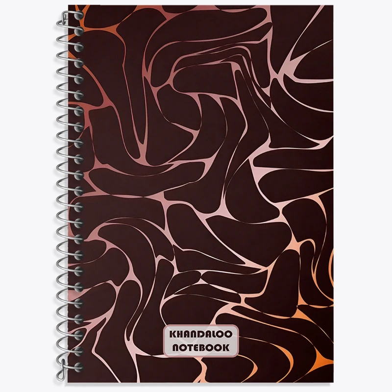 دفتر زبان 50 برگ خندالو مدل دو خط طرح مدرن کد N8592