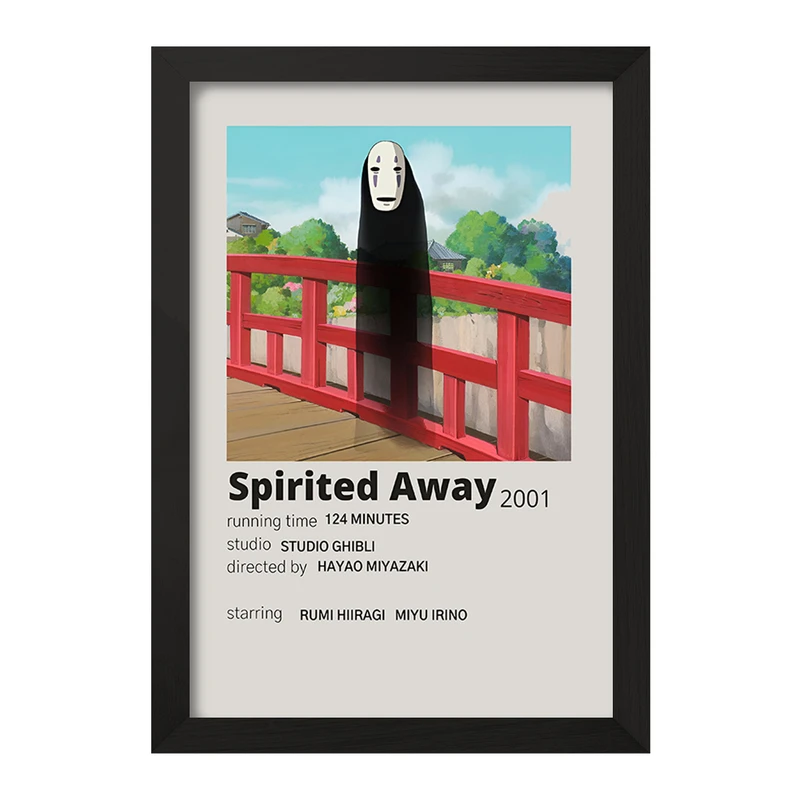 تابلو خندالو طرح انیمه شهر اشباح (Spirited Away) کد F13198