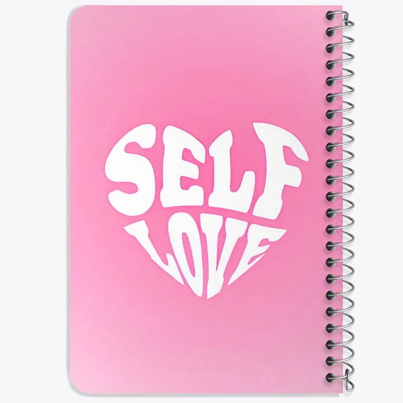 دفتر یادداشت 50 برگ خندالو طرح Self Love کد F3845